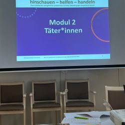 Präsentation zum Modul 2 "Täter*innen" der EKD-Initiative gegen sexualisierte Gewalt. | © EKD